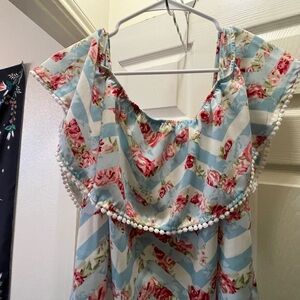 Floral Striped Shirt